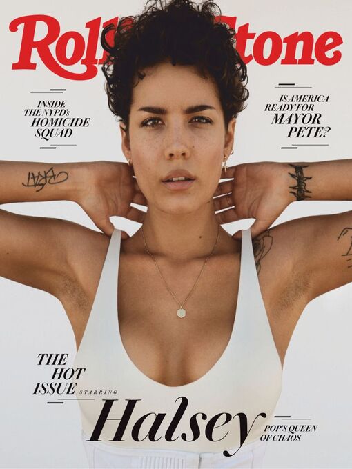 ROLLING STONE magazine side cover  July 2019