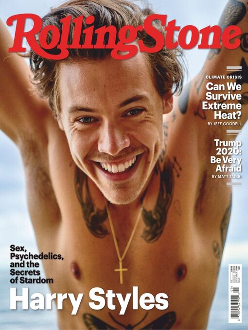 ROLLING STONE magazine side cover  September 2019