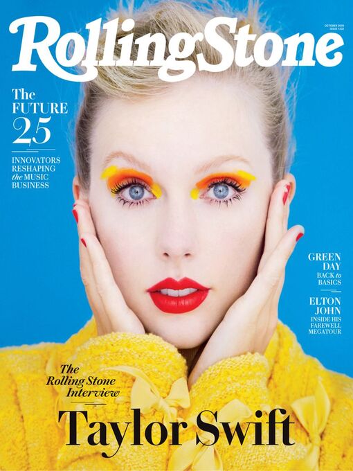 ROLLING STONE magazine side cover  October 2019