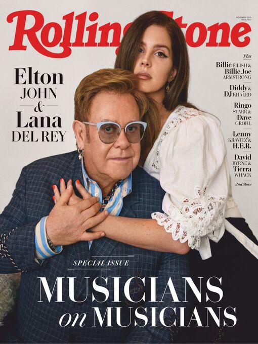 ROLLING STONE magazine side cover  November 2019