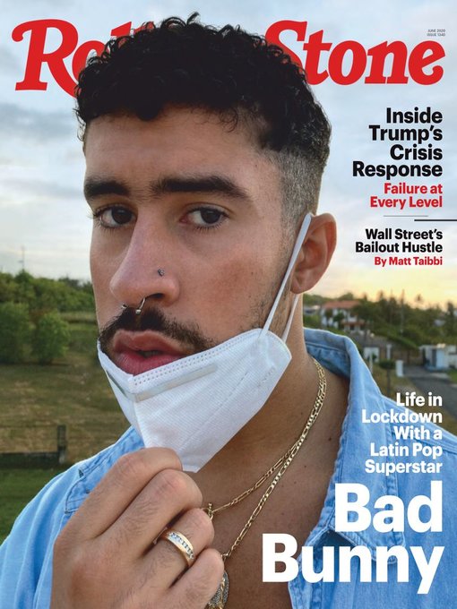 ROLLING STONE magazine side cover  June 2020