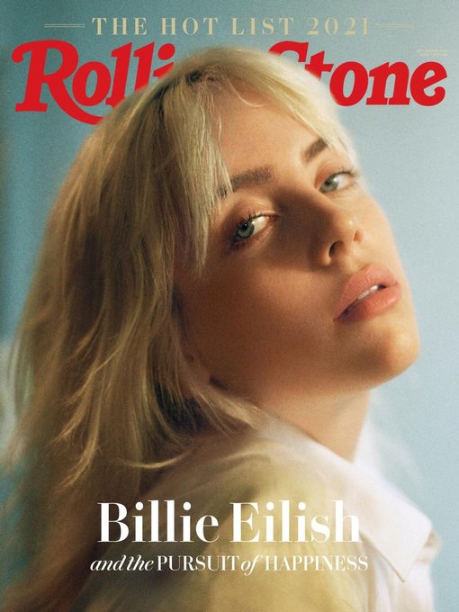 ROLLING STONE magazine side cover  July/August 2021