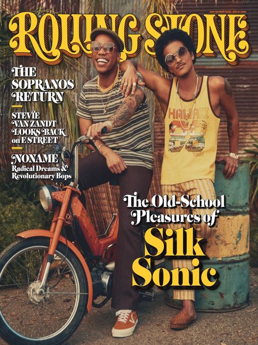 ROLLING STONE magazine side cover  September 2021