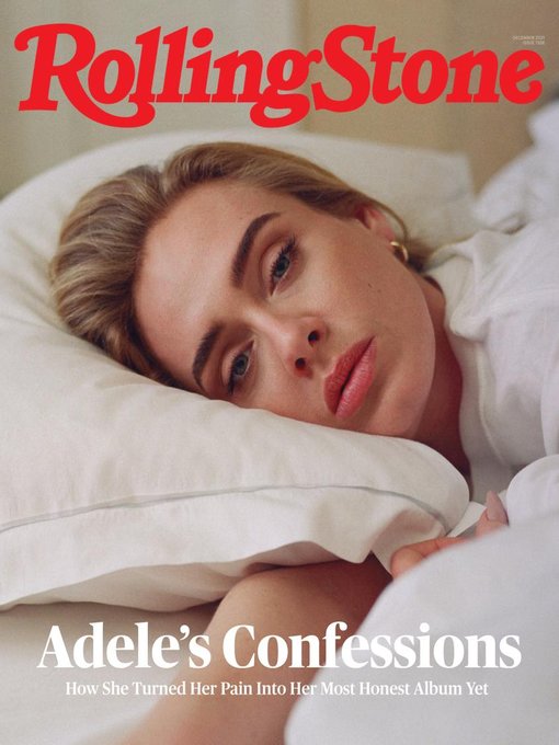 ROLLING STONE magazine side cover  December 2021