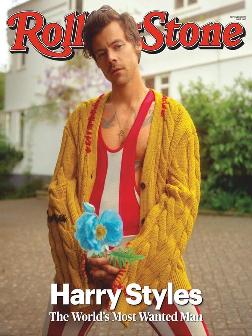ROLLING STONE magazine side cover  September 2022