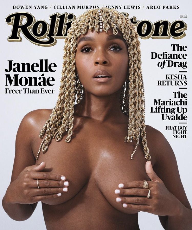 ROLLING STONE magazine side cover  June 2023
