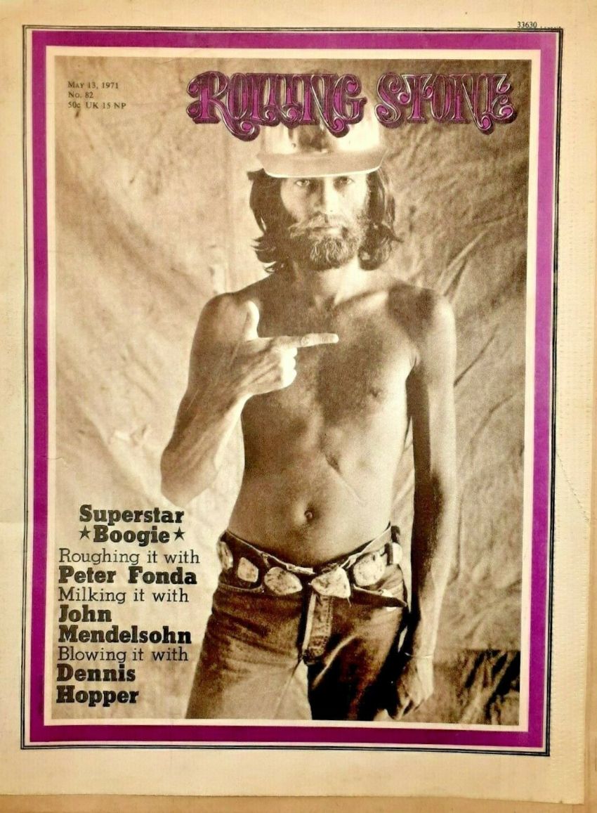 ROLLING STONE magazine side cover Issue 82 13 May 1971