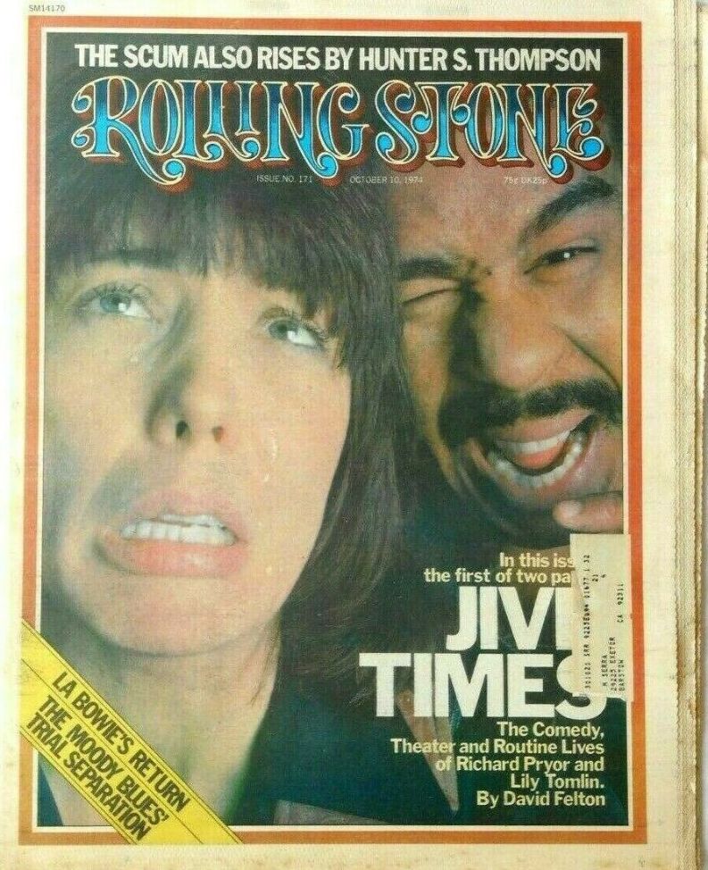 ROLLING STONE magazine side cover Issue 171 10 October 1974