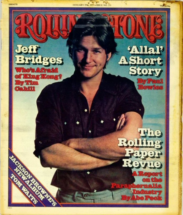 ROLLING STONE magazine side cover Issue 231 27 January 1977