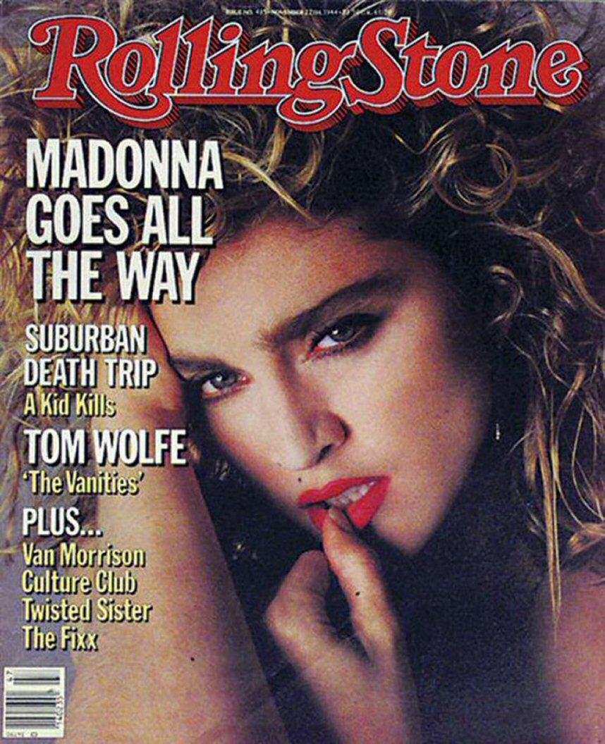 ROLLING STONE magazine side cover Issue 435 22 November 1984
