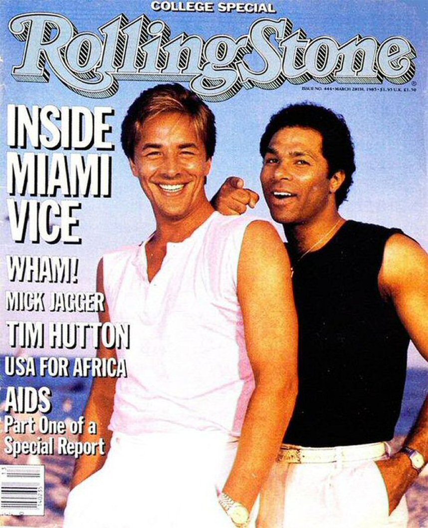 ROLLING STONE magazine side cover Issue 444 28 March 1985