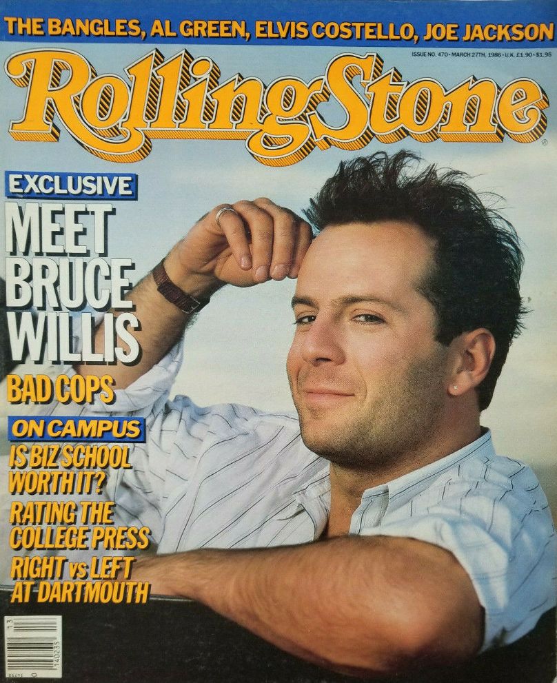 ROLLING STONE magazine side cover Issue 470 27 March 1986