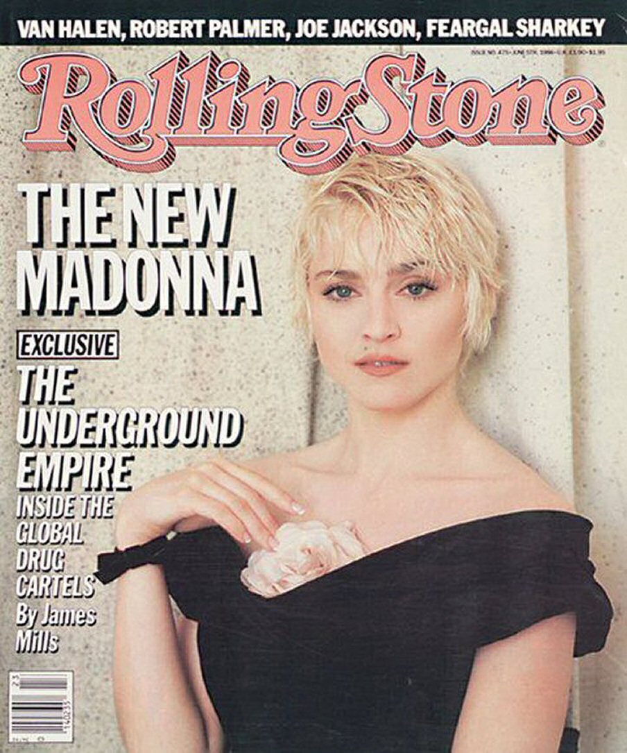 ROLLING STONE magazine side cover Issue 475 5 June 1986