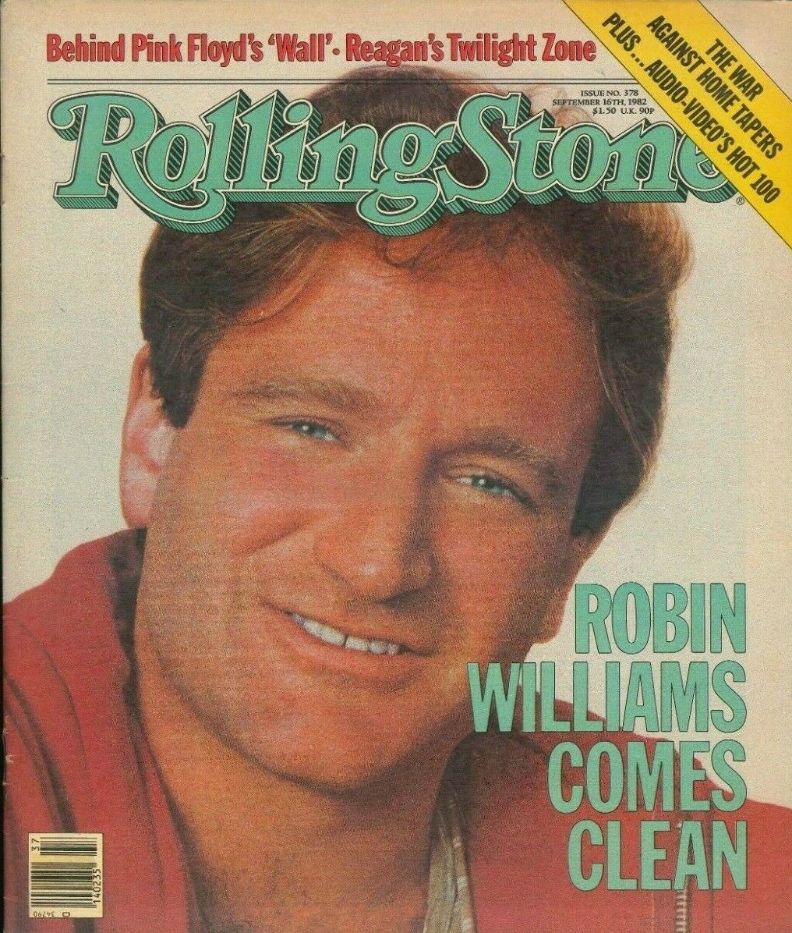 ROLLING STONE magazine side cover Issue 376 16 September 1986