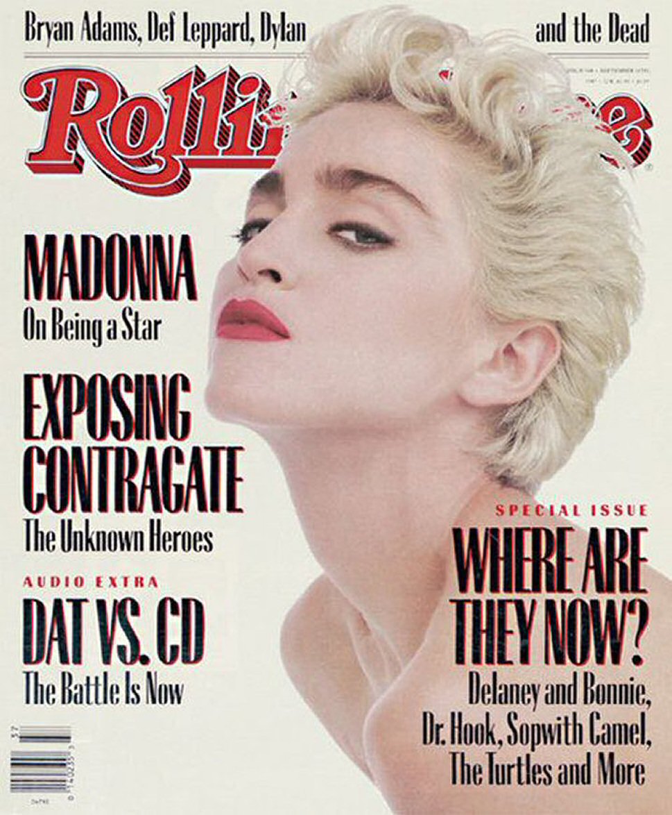 ROLLING STONE magazine side cover Issue 508 10 September 1987