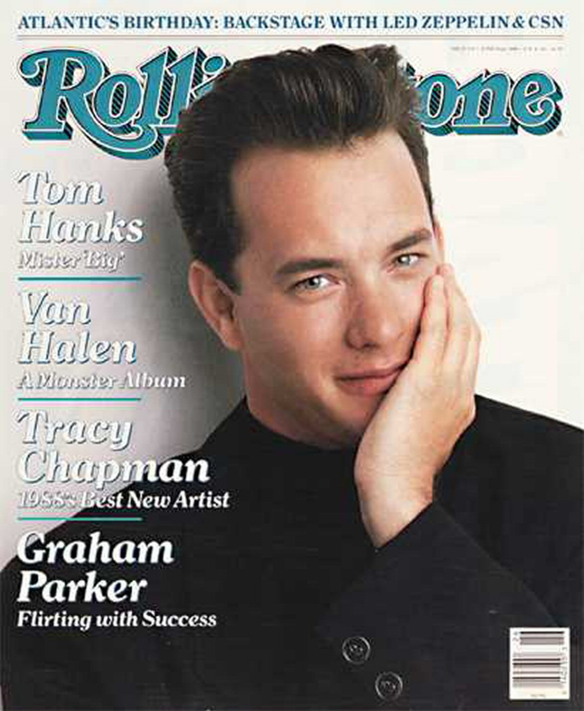 ROLLING STONE magazine side cover Issue 529 30 June 1988