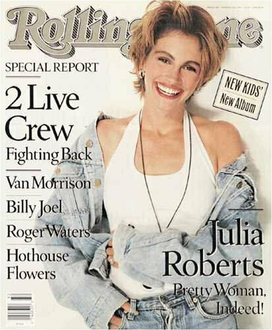 ROLLING STONE magazine side cover Issue 584 9 August 1990