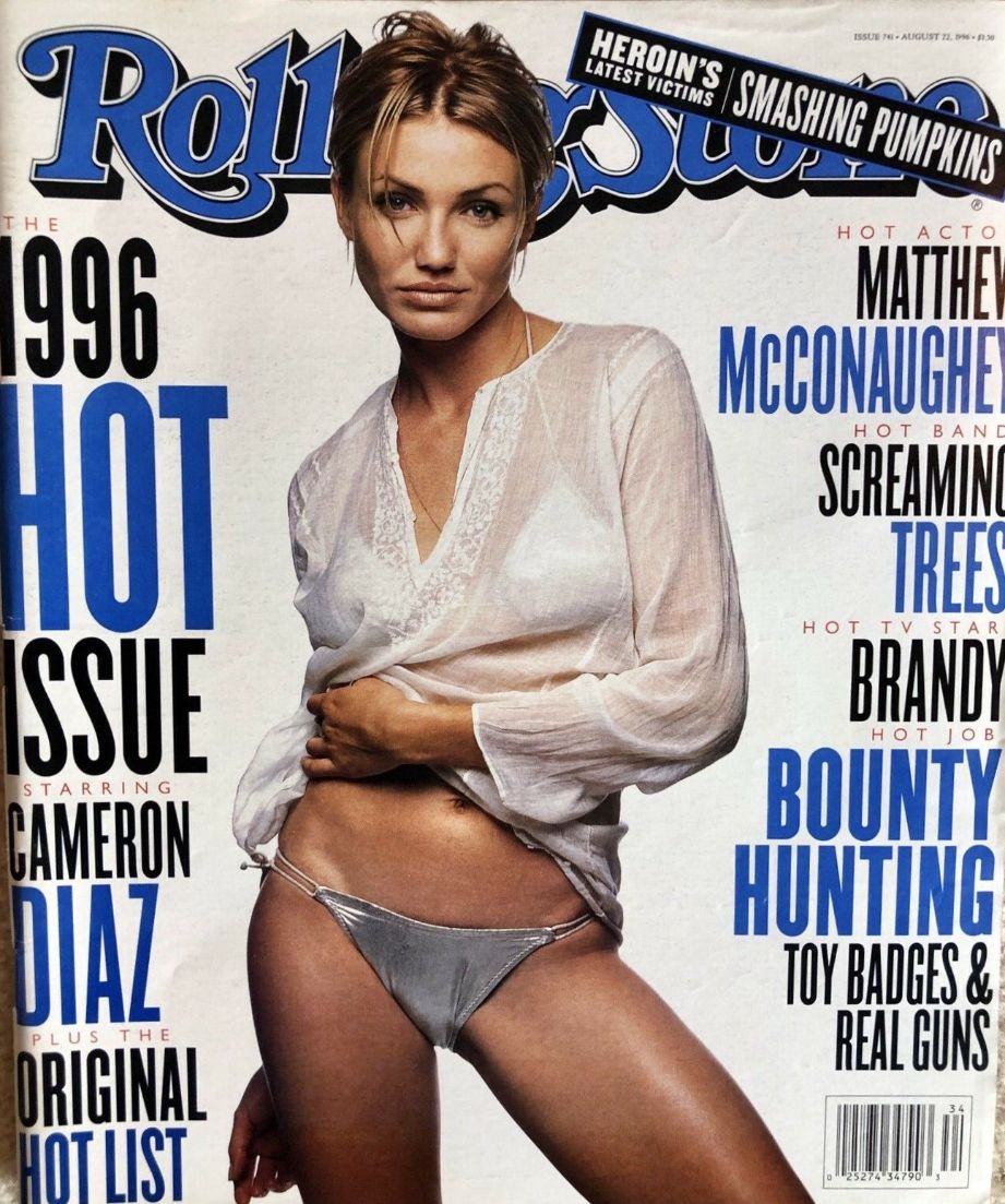 ROLLING STONE magazine side cover Issue 741 22 August 1996