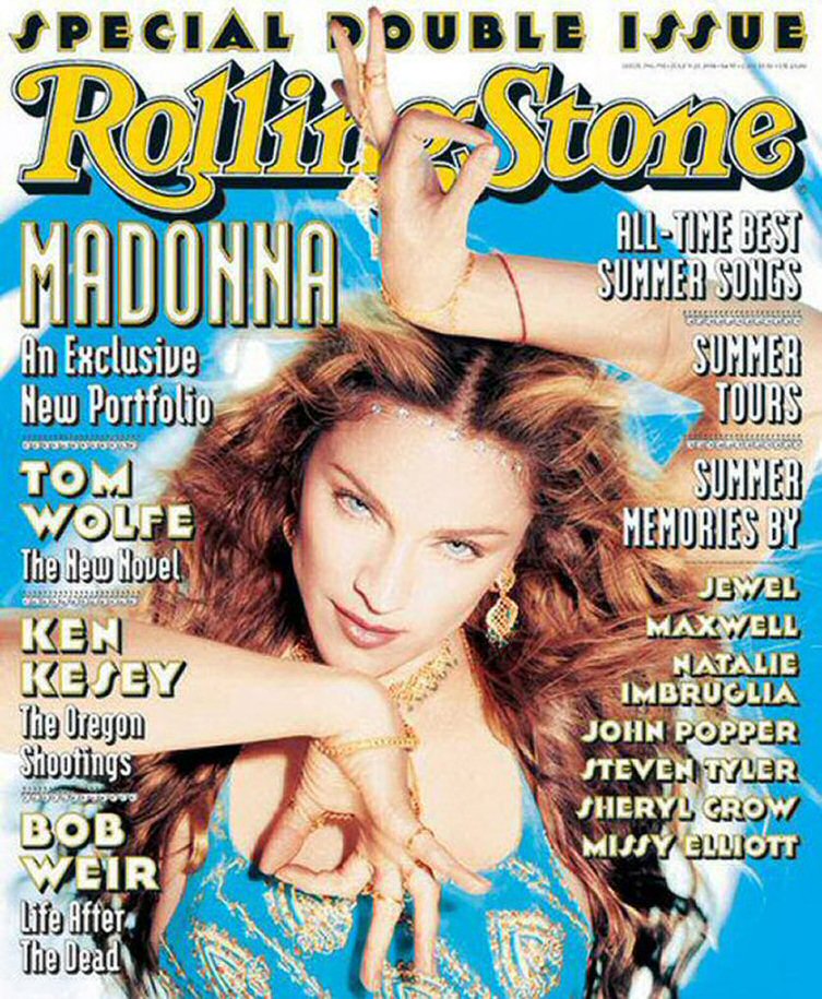 ROLLING STONE magazine side cover Issue 790-791 9 July 1998
