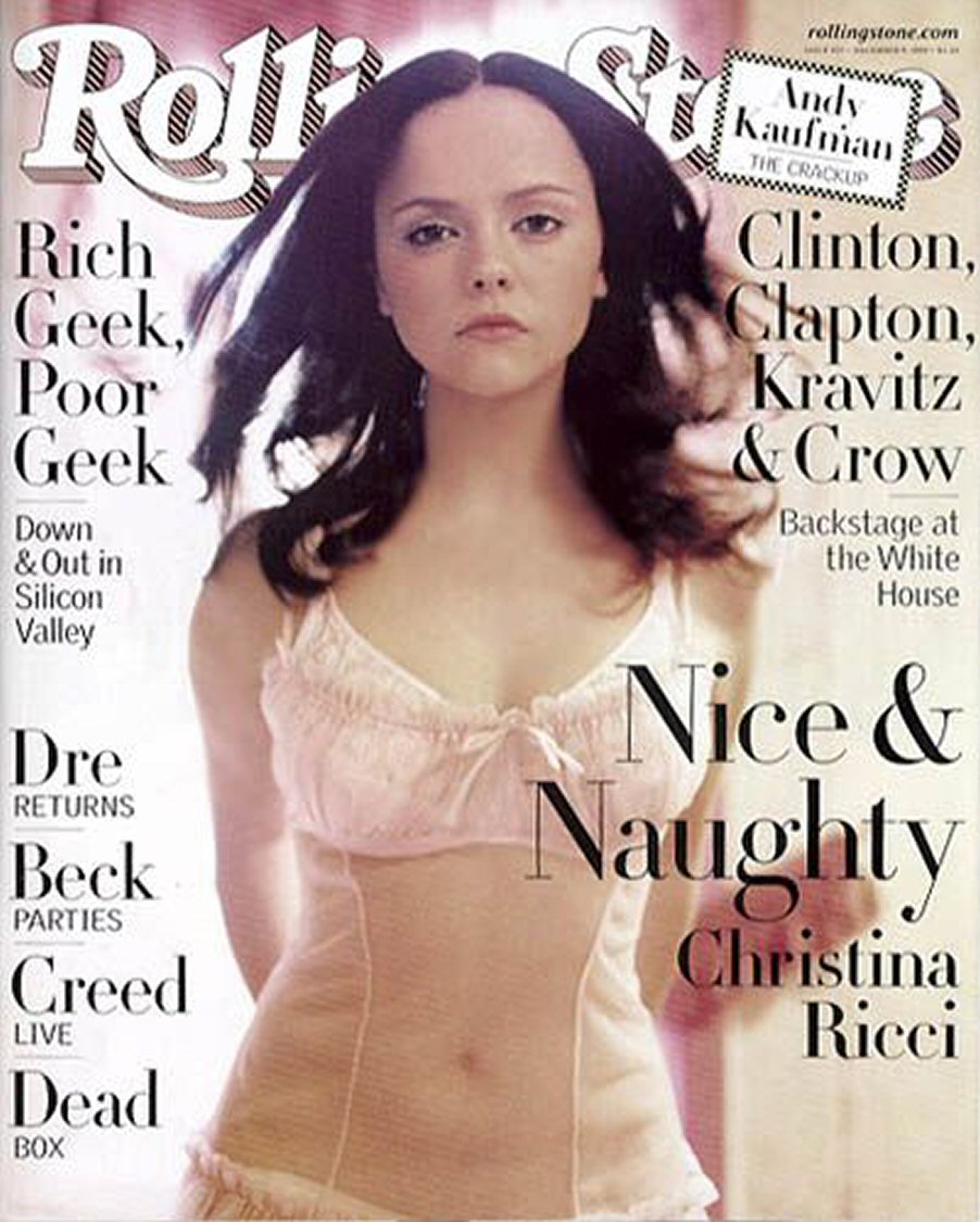 ROLLING STONE magazine side cover Issue 827 9 December 1999
