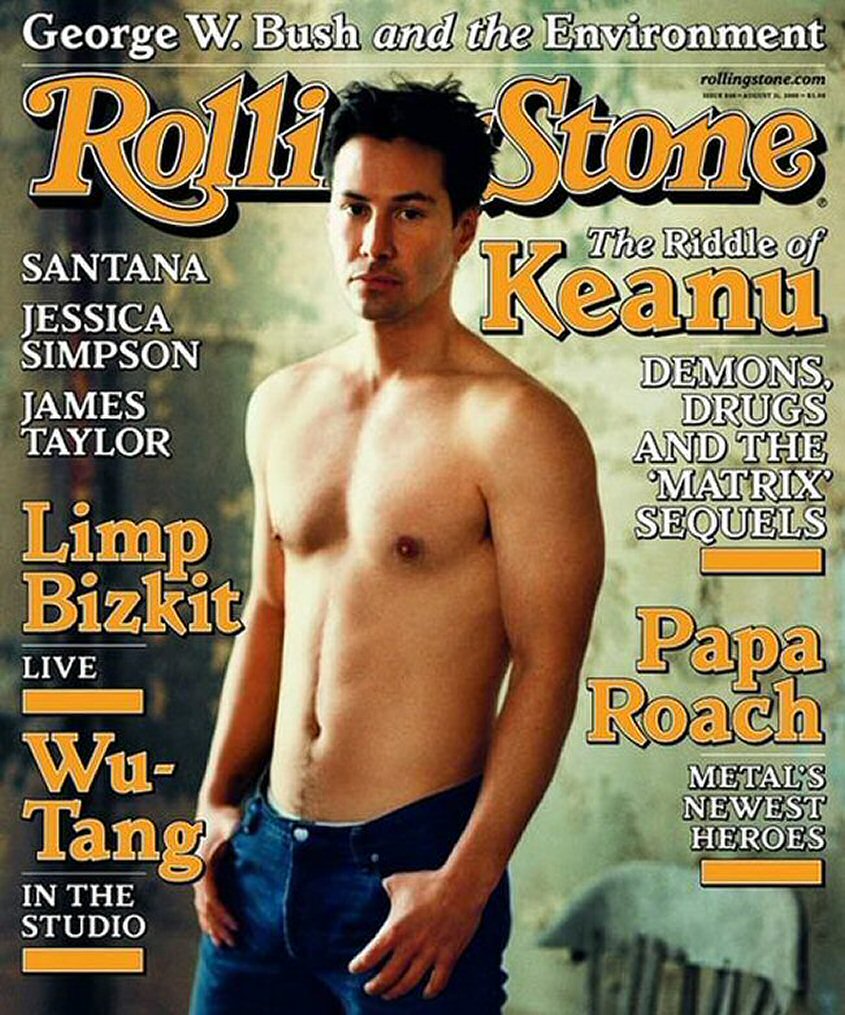 ROLLING STONE magazine side cover Issue 848 31 August 2000