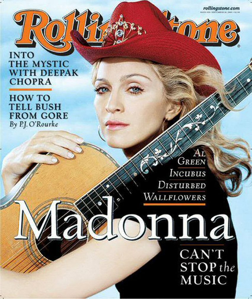 ROLLING STONE magazine side cover Issue 850 28 September 2000