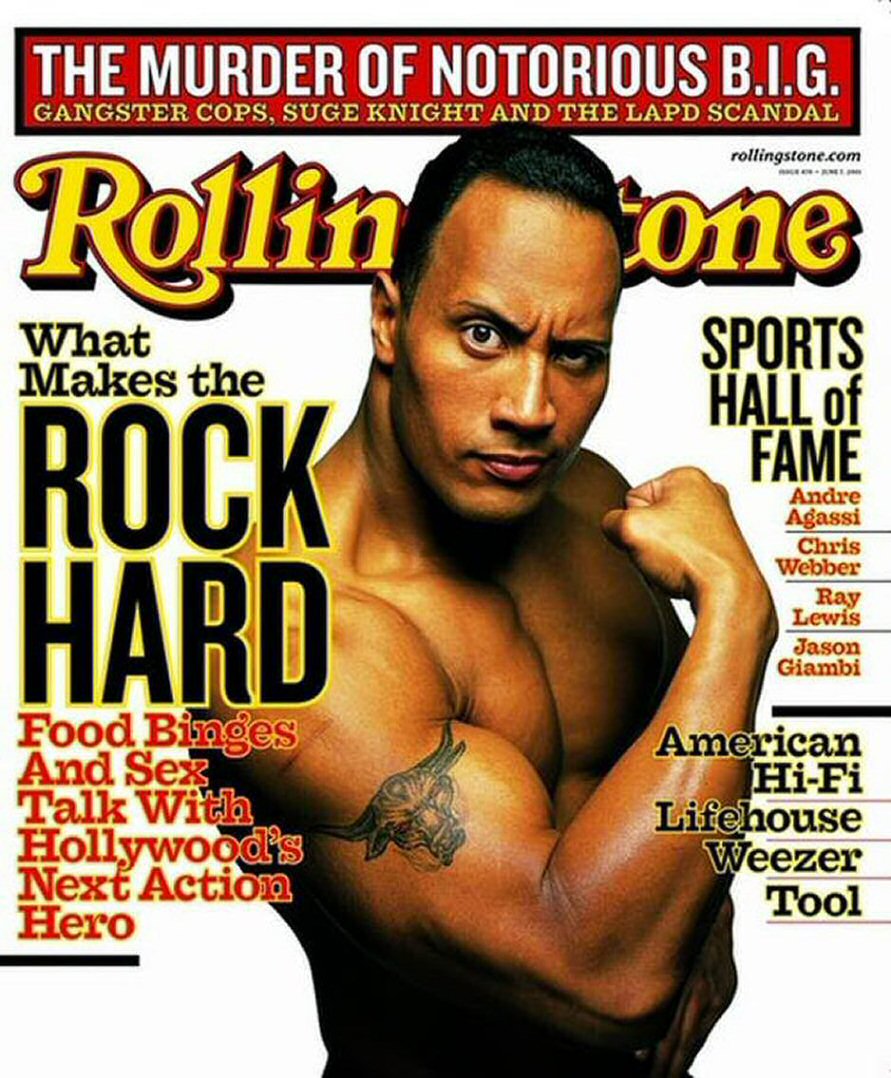 ROLLING STONE magazine side cover Issue 870 7 June 2001