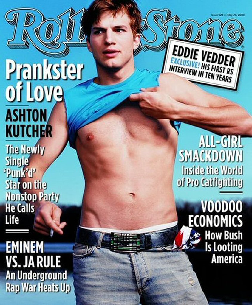 ROLLING STONE magazine side cover Issue 923 29 May 2003