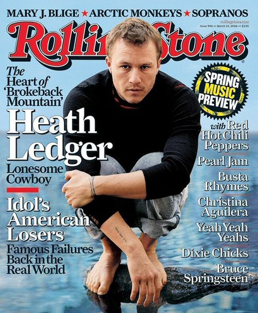 ROLLING STONE magazine side cover Issue 996 23 March 2006