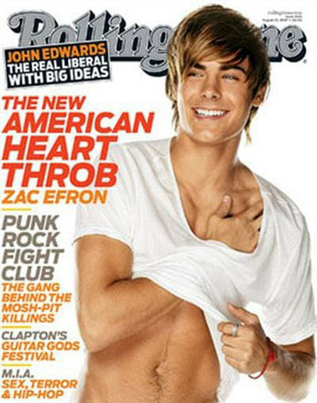 ROLLING STONE magazine side cover Issue 1033 23 August 2007