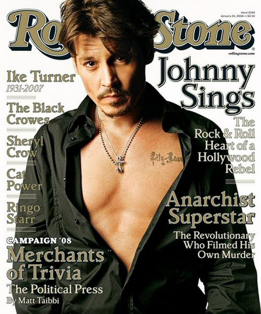 ROLLING STONE magazine side cover Issue 1044 24 January 2008