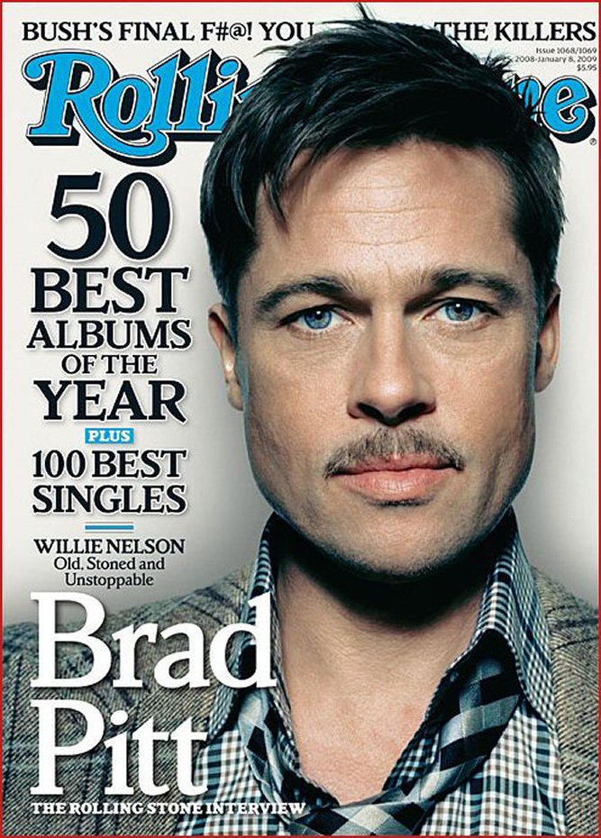 ROLLING STONE magazine side cover Issue 1068-1069 25 December 2008