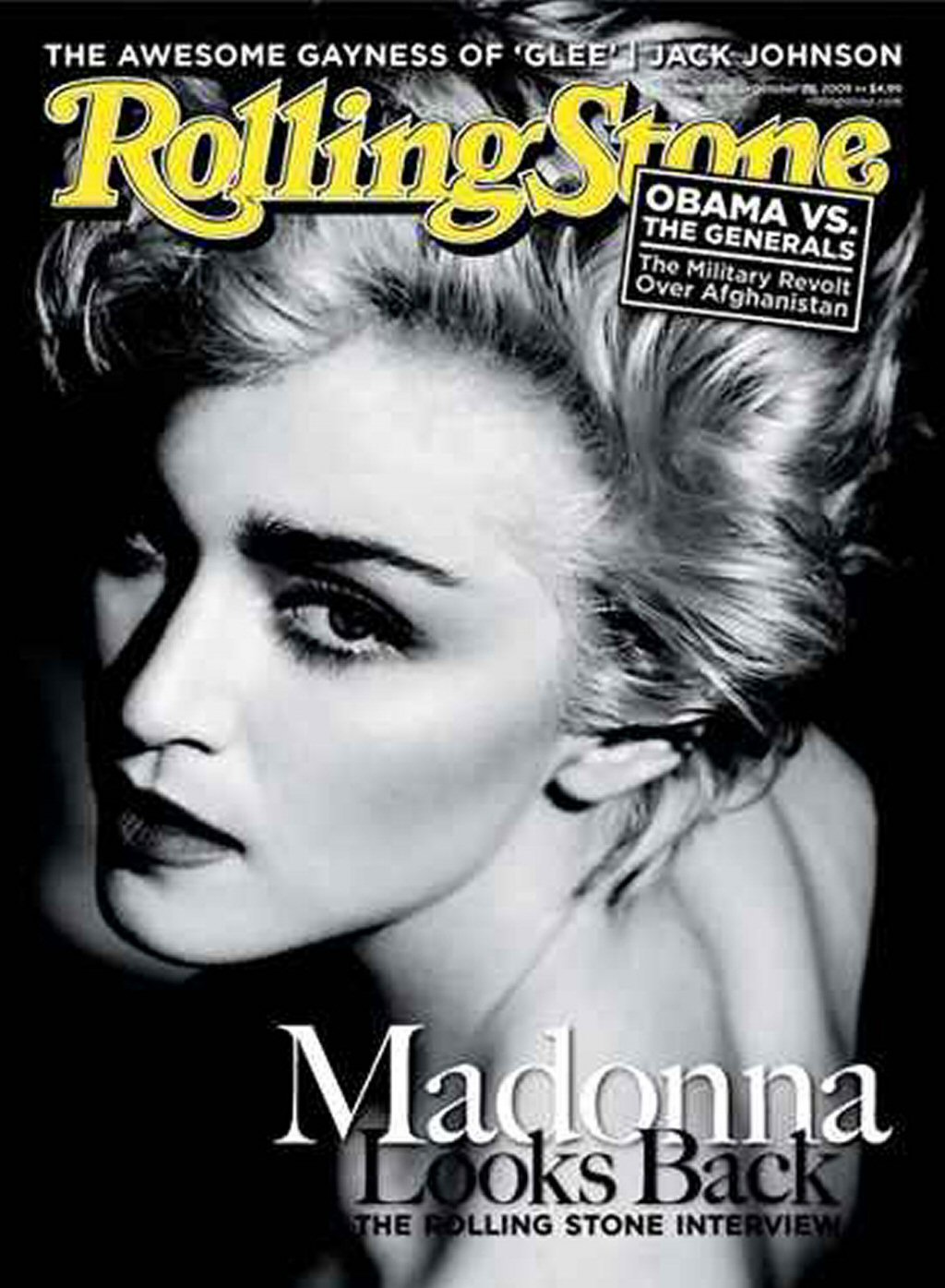 ROLLING STONE magazine side cover Issue 1090 29 October 2009