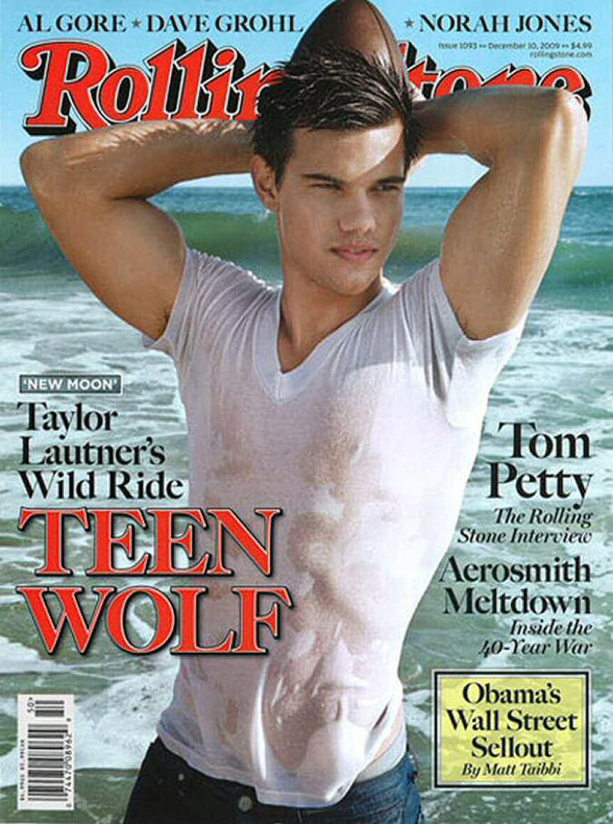 ROLLING STONE magazine side cover Issue 1093 10 December 2009