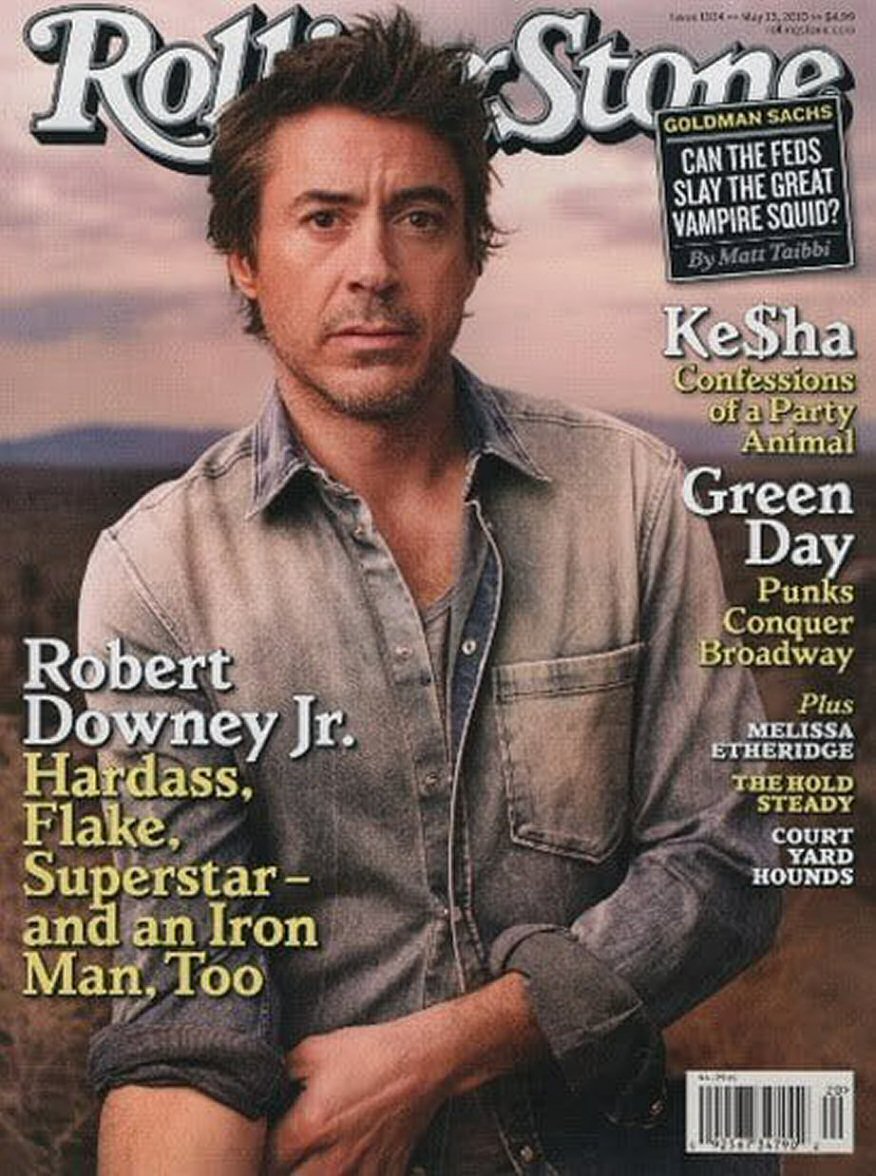 ROLLING STONE magazine side cover Issue 1104 13 May 2010