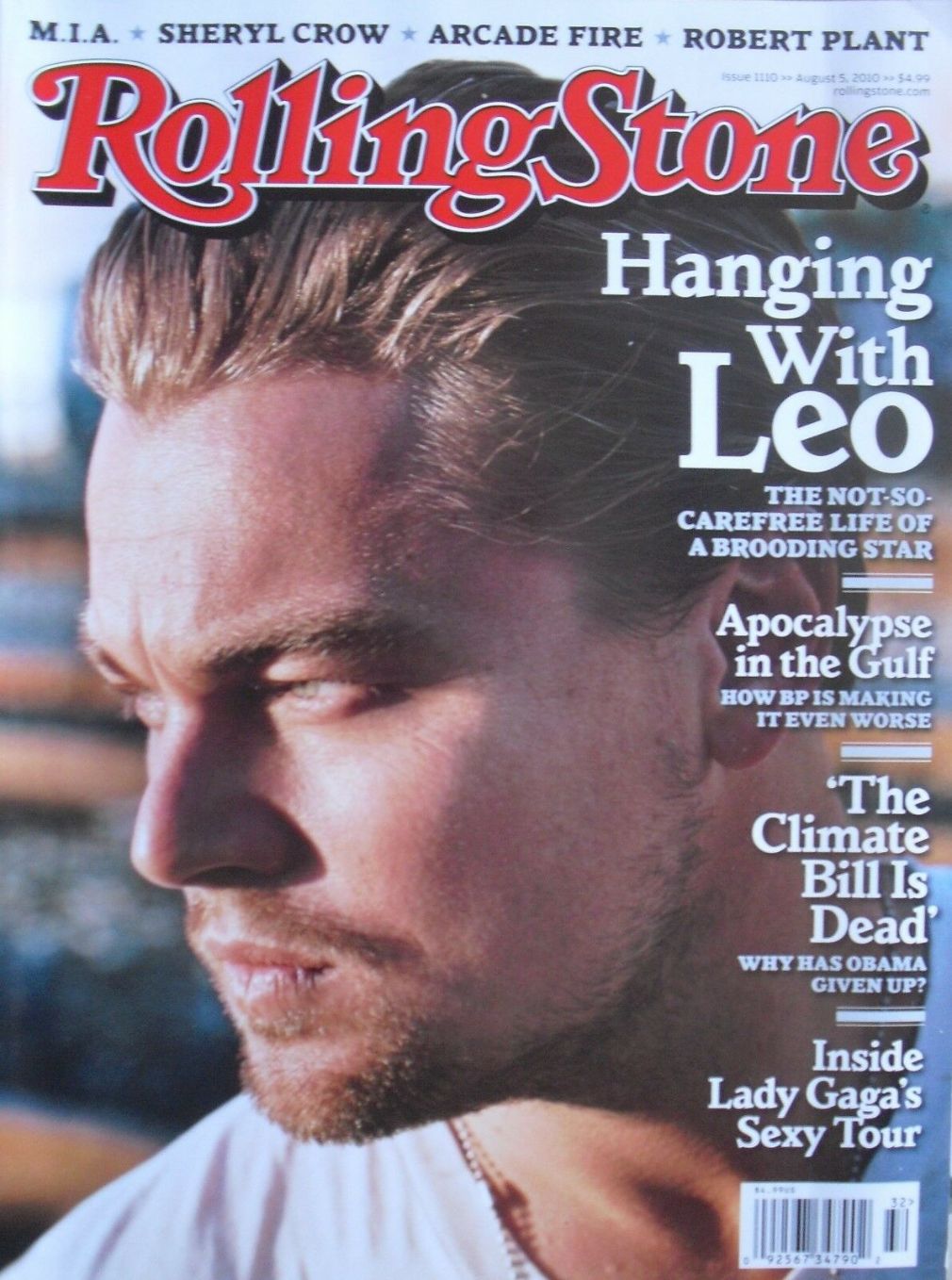 ROLLING STONE magazine side cover Issue 1110 5 August 2010