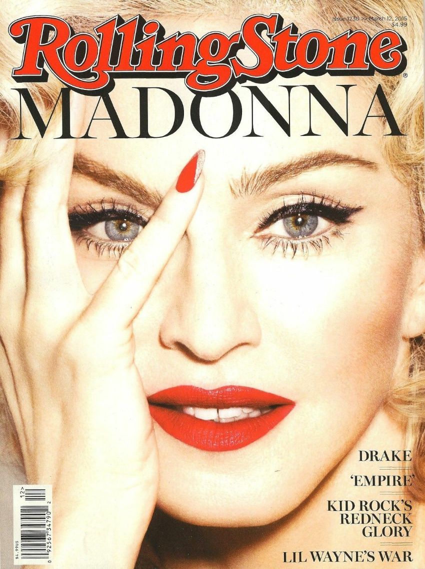 ROLLING STONE magazine side cover Issue 1230 12 March 2015