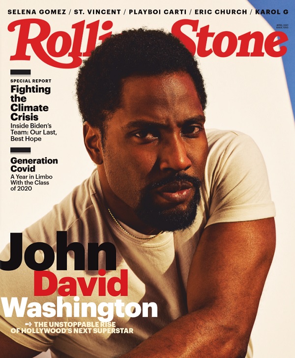 ROLLING STONE magazine side cover Issue 1350  April 2021