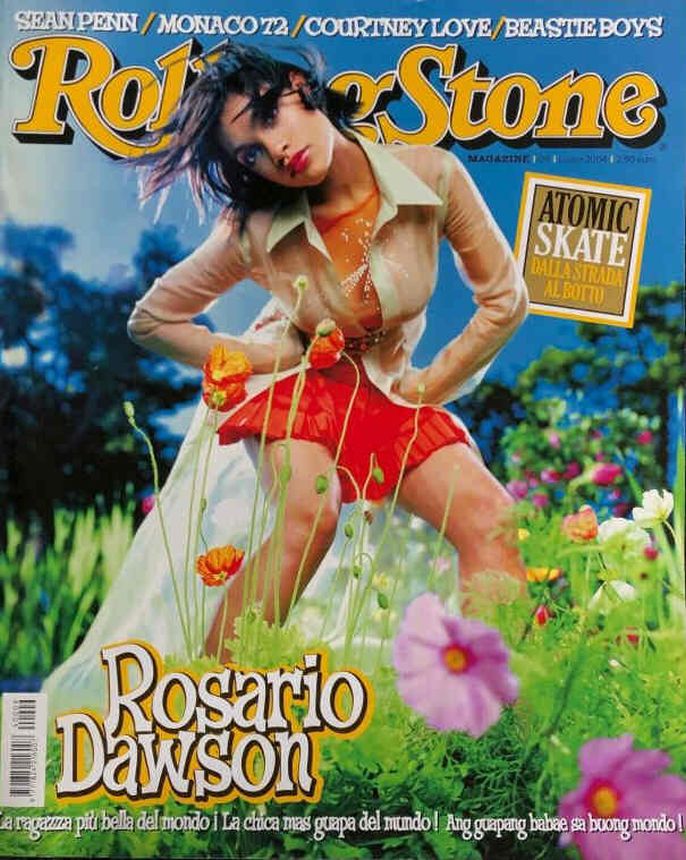 ROLLING STONE ITALY magazine side cover  July 2004