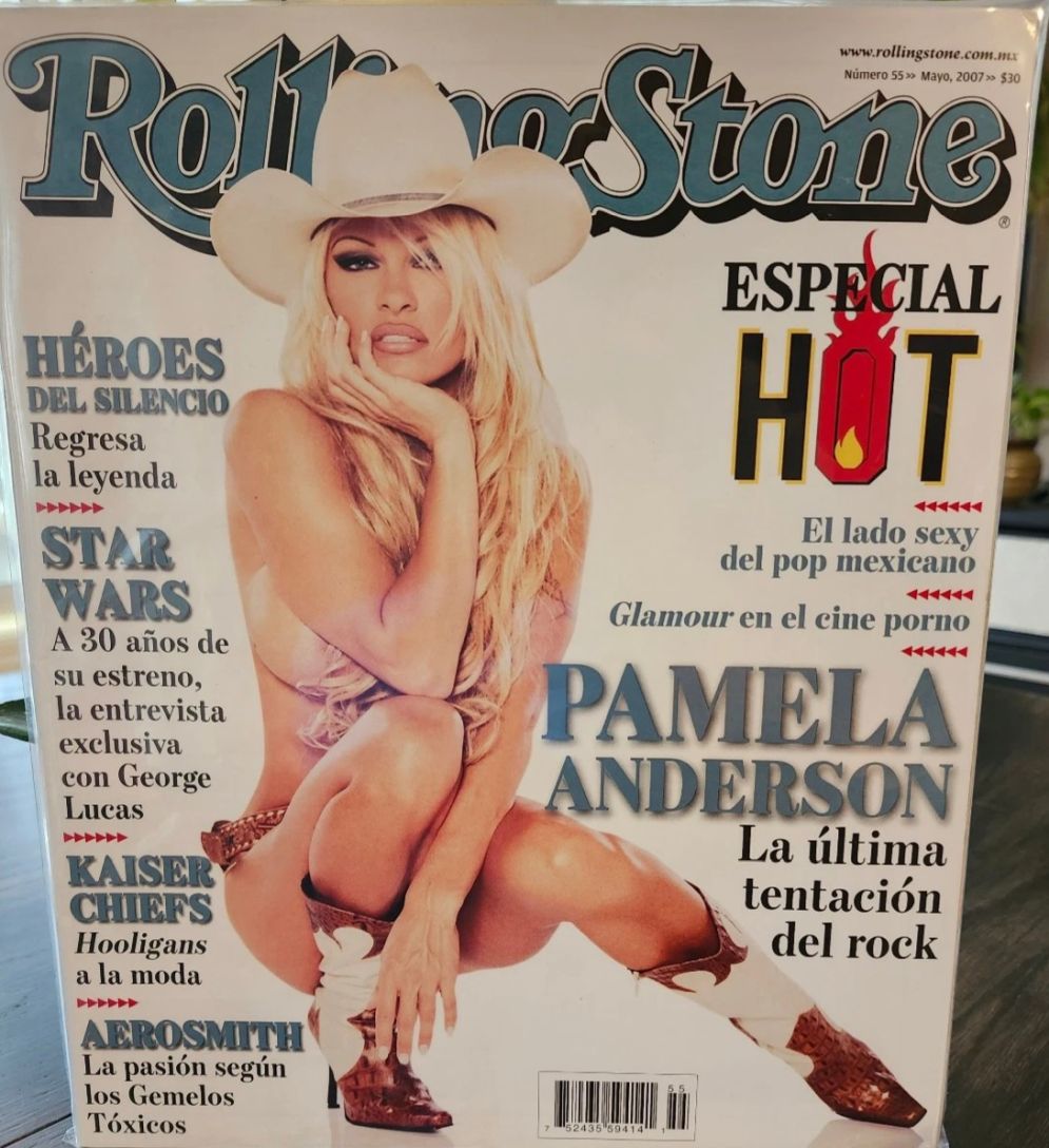 ROLLING STONE (MX) magazine side cover Issue 55  May 2007