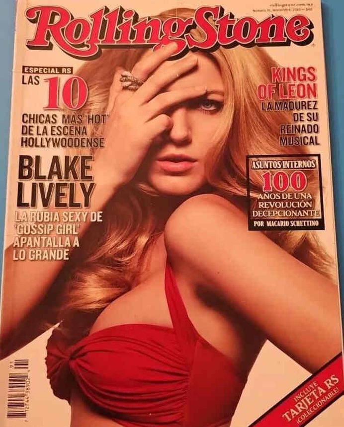 ROLLING STONE (MX) magazine side cover Issue 91  November 2010