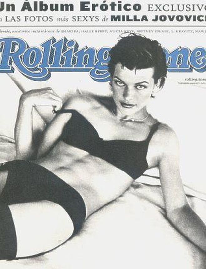 ROLLING STONE SPAIN magazine side cover  July 2002