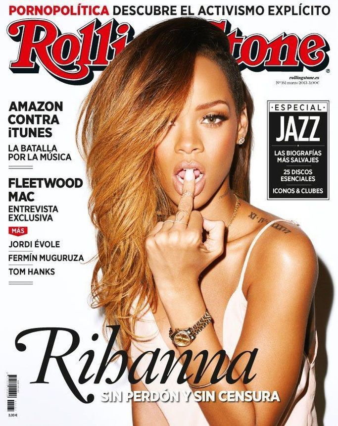 ROLLING STONE SPAIN magazine side cover Issue 161  March 2013