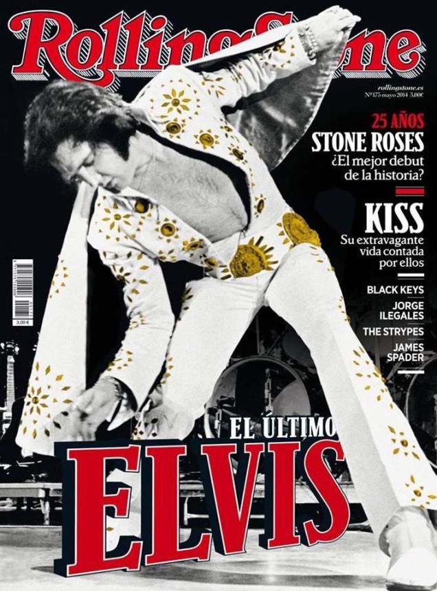 ROLLING STONE SPAIN magazine side cover Issue 175  May 2014