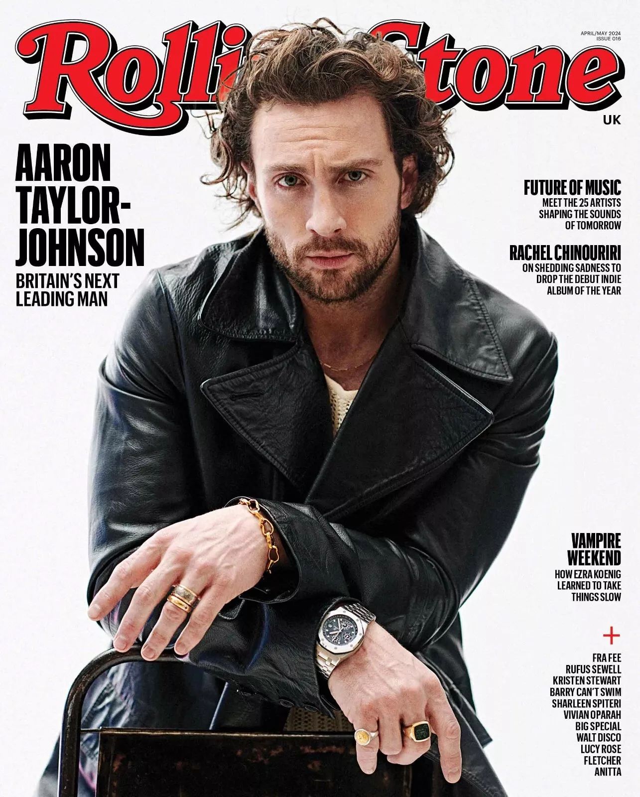 ROLLING STONE UK magazine side cover Issue 16  April/May 2024