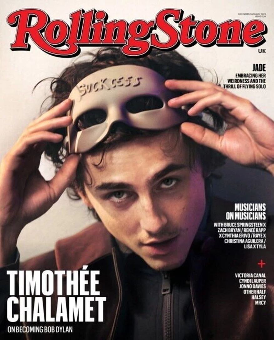 ROLLING STONE UK magazine side cover  December 2024/ January 2025 