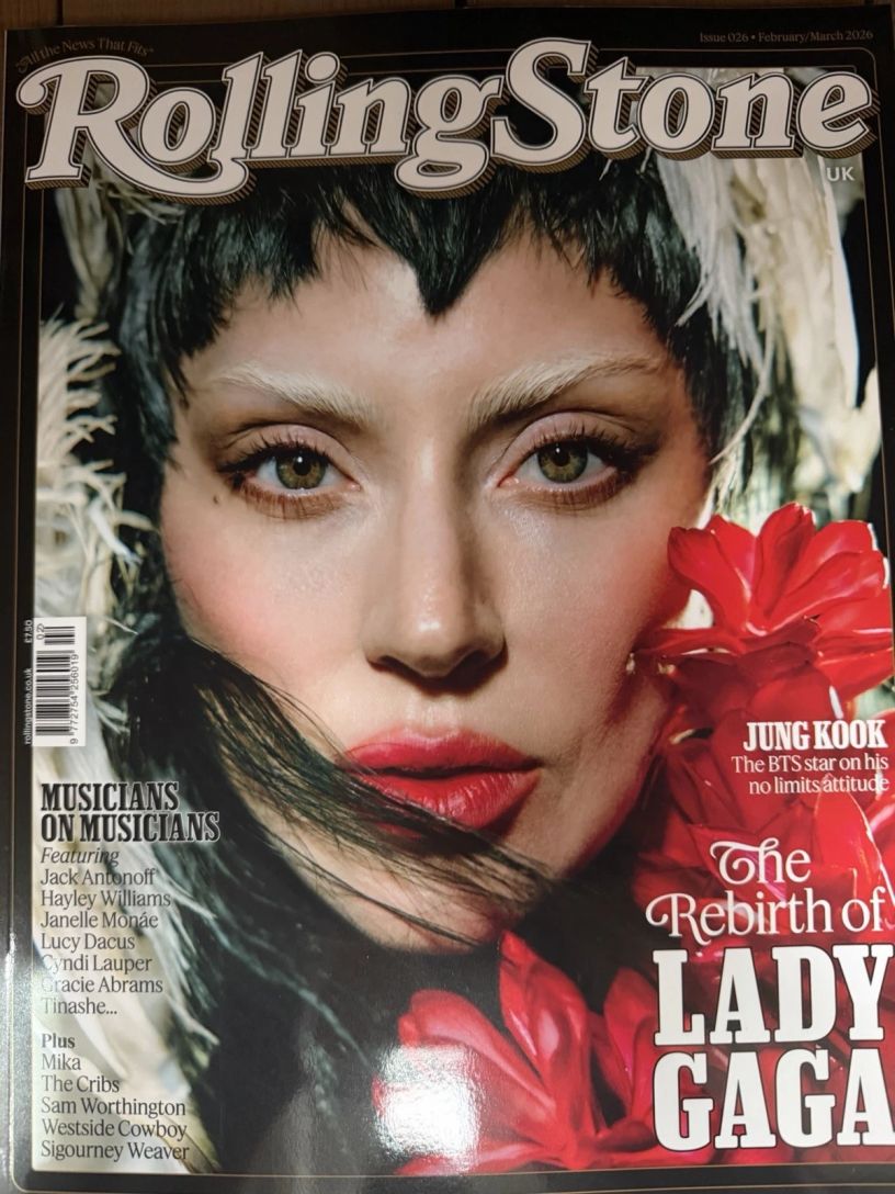 ROLLING STONE UK magazine side cover  February/March 2026