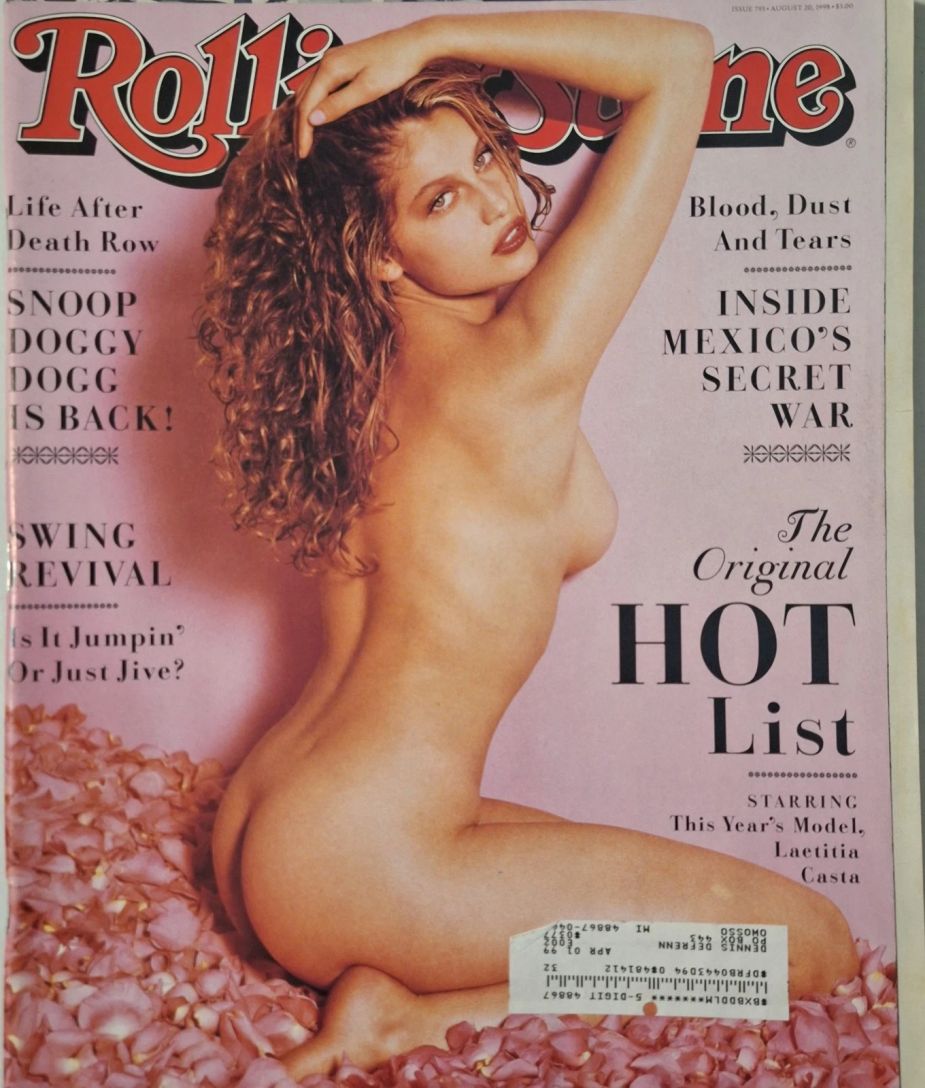 ROLLING STONE magazine side cover  August 1998