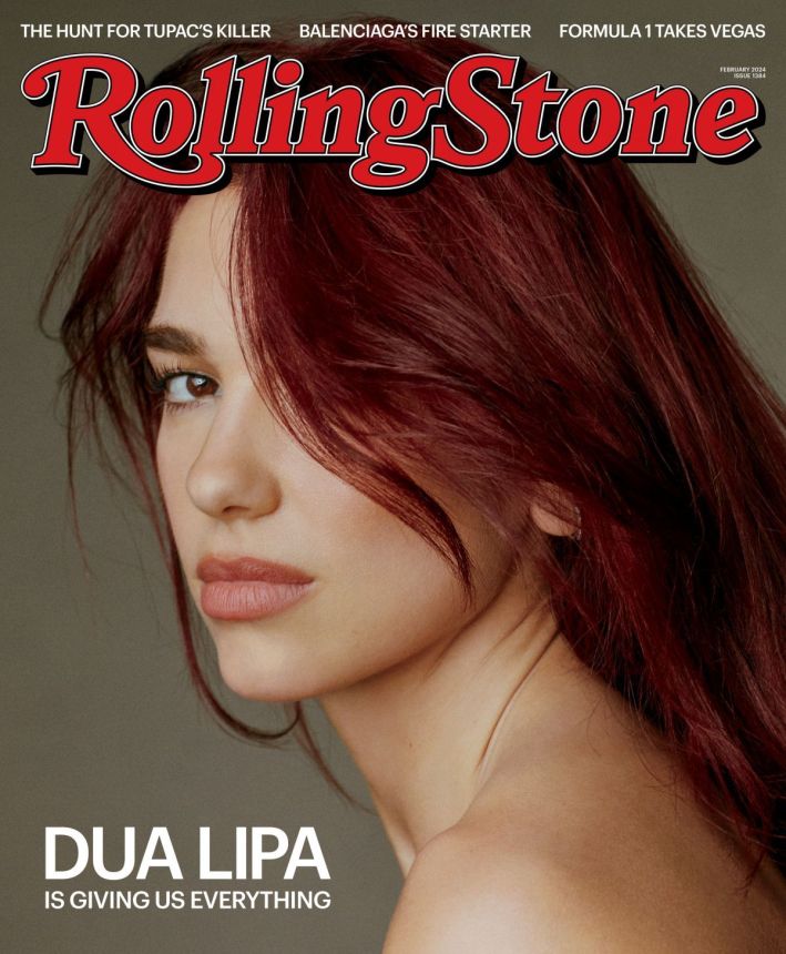 ROLLING STONE magazine side cover  February 2024