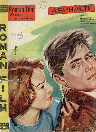 ROMAN FILM DAMOUR ET DADVENTURES magazine side cover October 1961